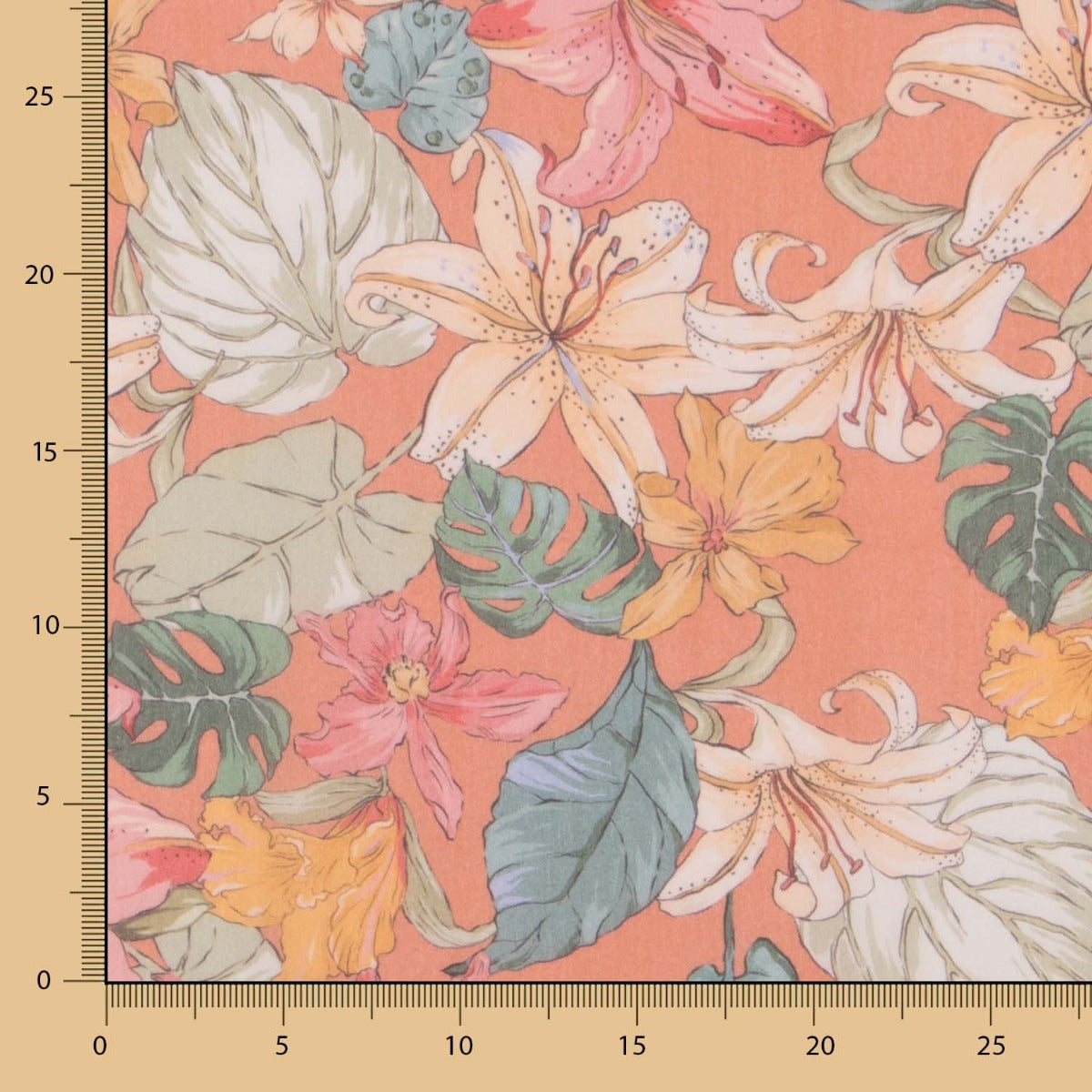 Viskose Kimono Orange - Ribes y Casals