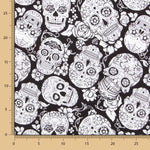 Catrina Baumwoll-Totenkopf Schwarz - Ribes y Casals