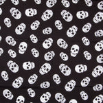 Cotton Skulls Baumwolle Kaschmir Schwarz - Ribes y Casals