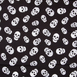 Cotton Skulls Baumwolle Kaschmir Schwarz - Ribes y Casals