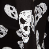 Cotton Skulls Baumwolle Kaschmir Schwarz - Ribes y Casals
