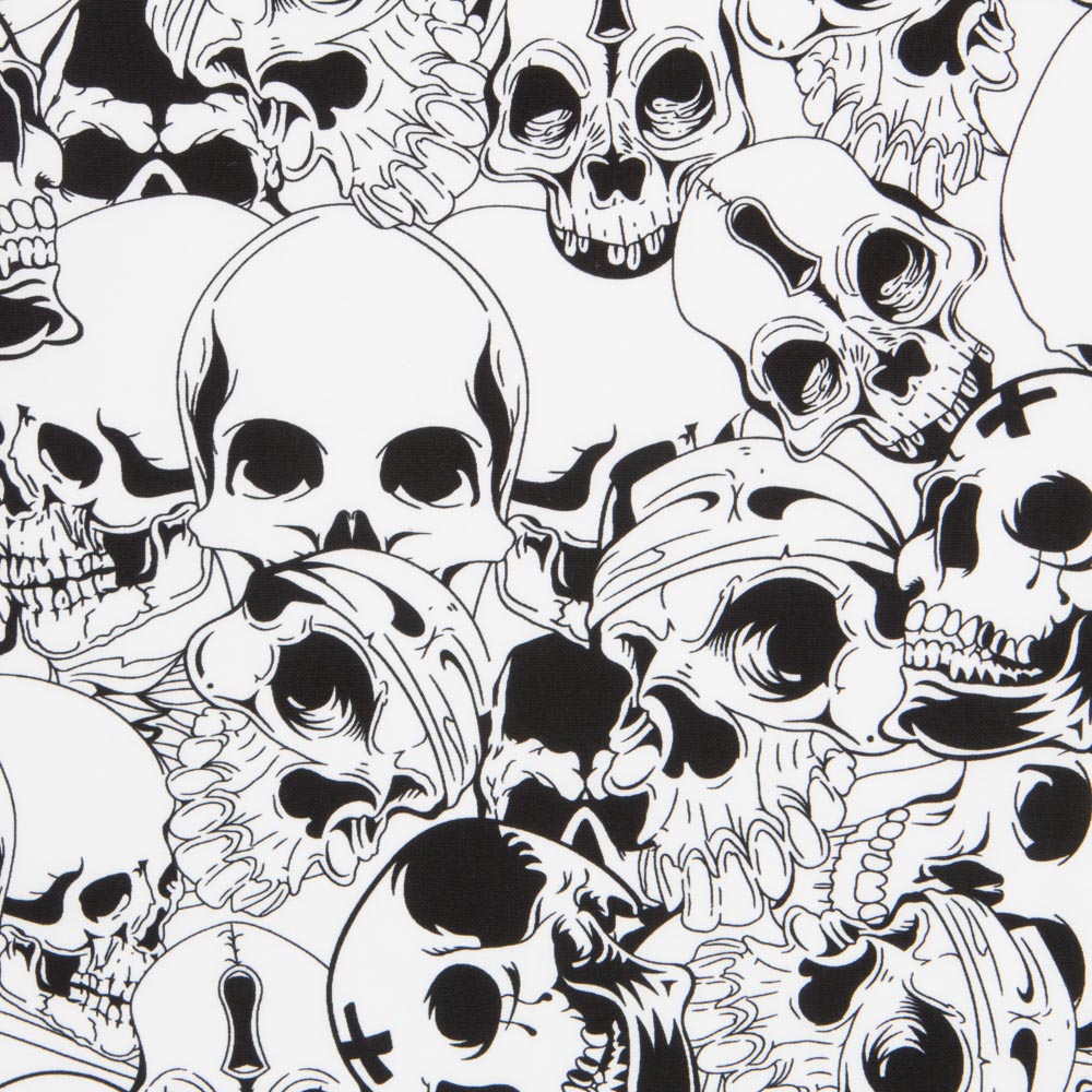 Warriors Skulls Baumwolle Schwarz - Ribes y Casals