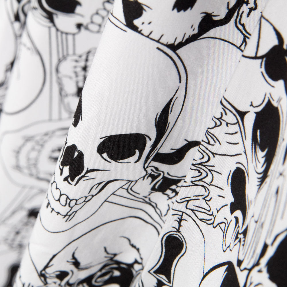Warriors Skulls Baumwolle Schwarz - Ribes y Casals