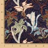 Satin Jacquard Blume Marine - Ribes y Casals