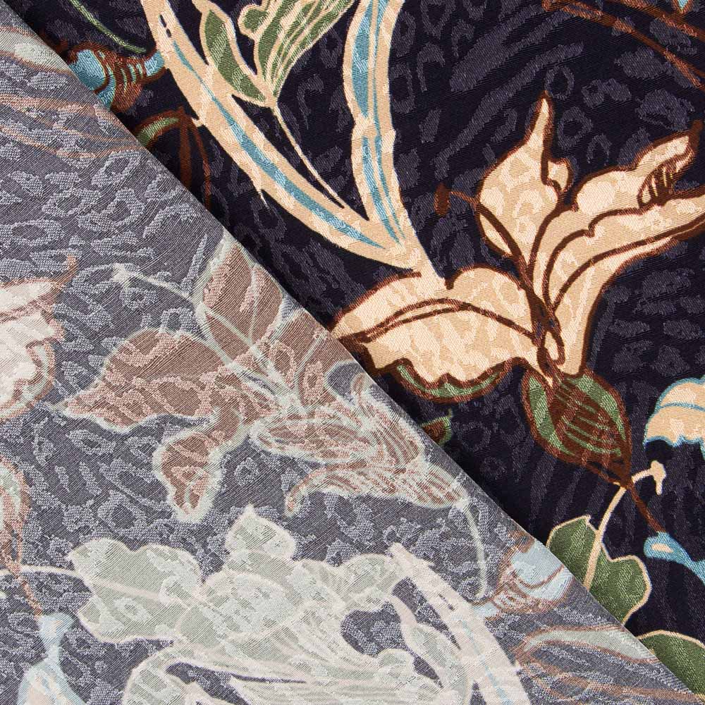 Satin Jacquard Blume Marine - Ribes y Casals