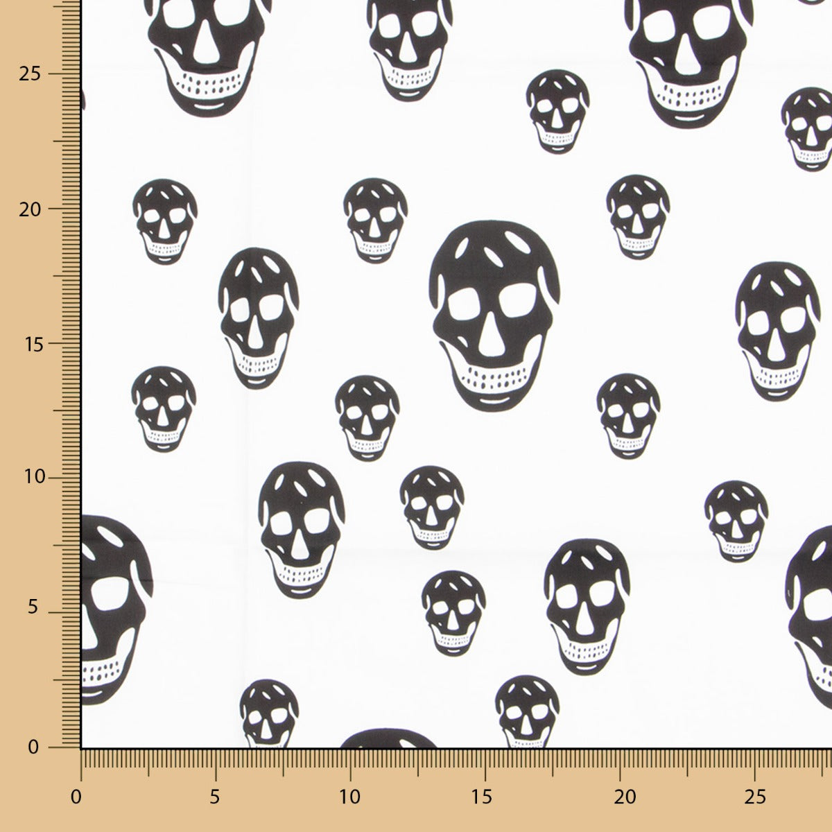 Cotton Skulls Cotton Deco Weiß - Ribes y Casals