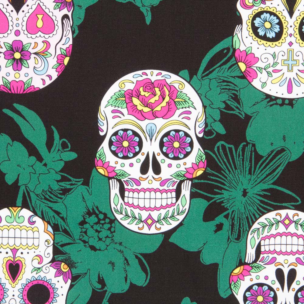 Baumwolle Catrina Mexikanischer Totenkopf - Ribes y Casals