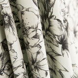Baumwolle Elasthan Blume Ecru - Ribes y Casals