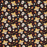 Catrina Party Baumwolle Schwarz - Ribes y Casals