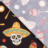 Catrina Party Baumwolle Schwarz - Ribes y Casals