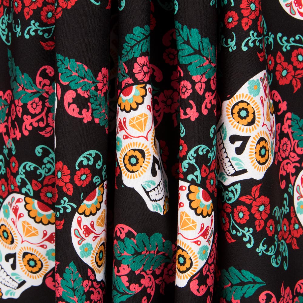 Floral Catrina Baumwolle - Ribes y Casals