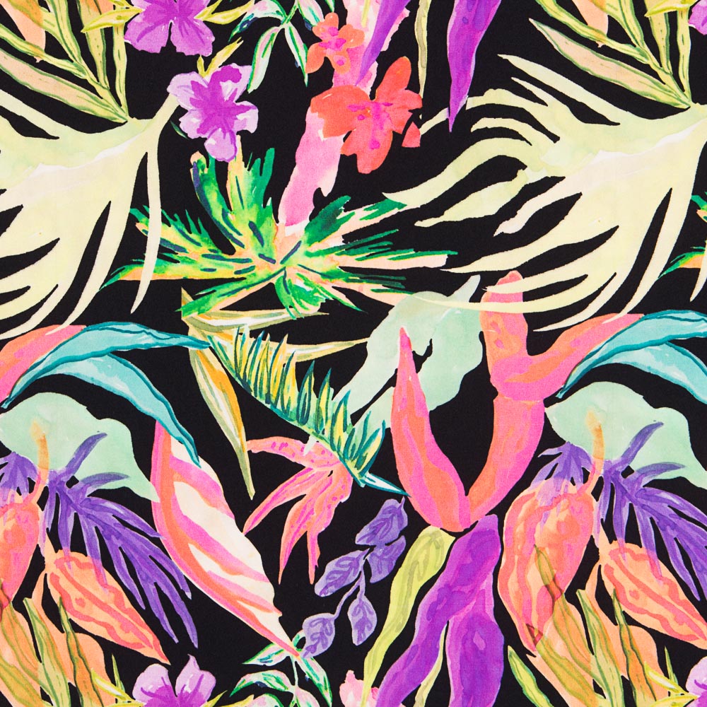 Polyester-Krepp Marinefarben - Ribes y Casals
