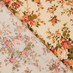 Pfirsich Blumen Bouquet poplin - Ribes y Casals