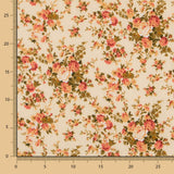 Pfirsich Blumen Bouquet poplin - Ribes y Casals