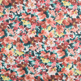 Polyester Gaze Lachs Blume - Ribes y Casals
