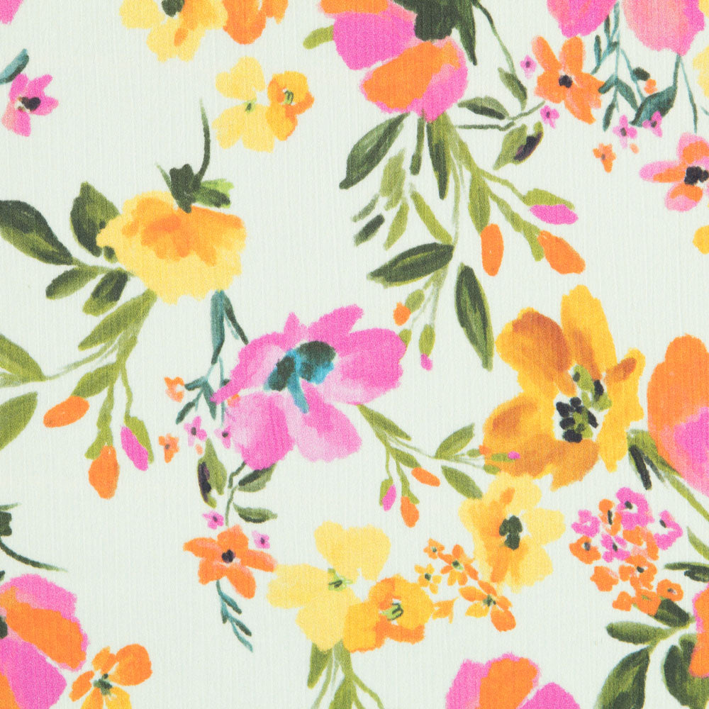 Bambula Polyester Grüne Blume - Ribes y Casals