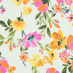 Bambula Polyester Grüne Blume - Ribes y Casals