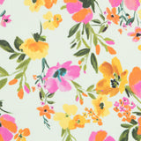 Bambula Polyester Grüne Blume - Ribes y Casals