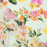 Bambula Polyester Grüne Blume - Ribes y Casals