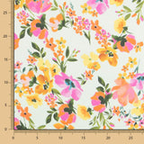 Bambula Polyester Grüne Blume - Ribes y Casals