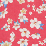 Polyester-Gaze Japanische Blume Rot - Ribes y Casals