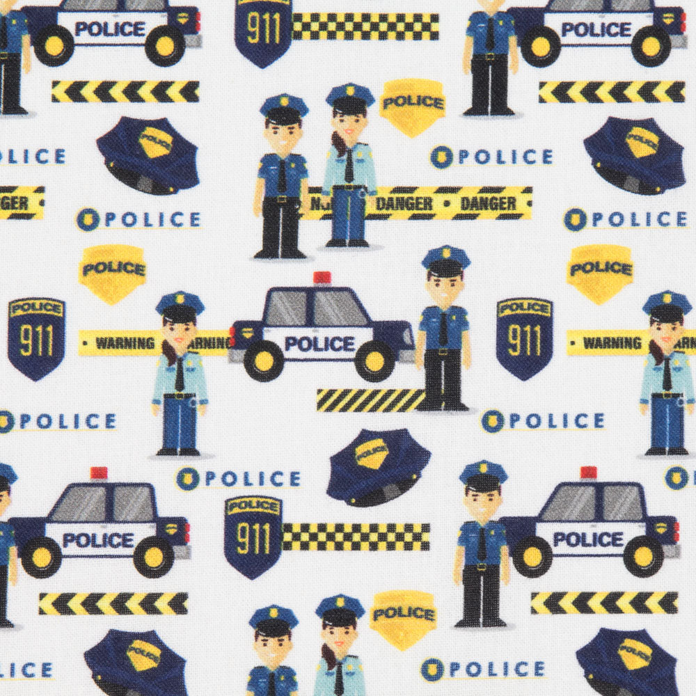 Polizei Popeline Weiß - Ribes y Casals