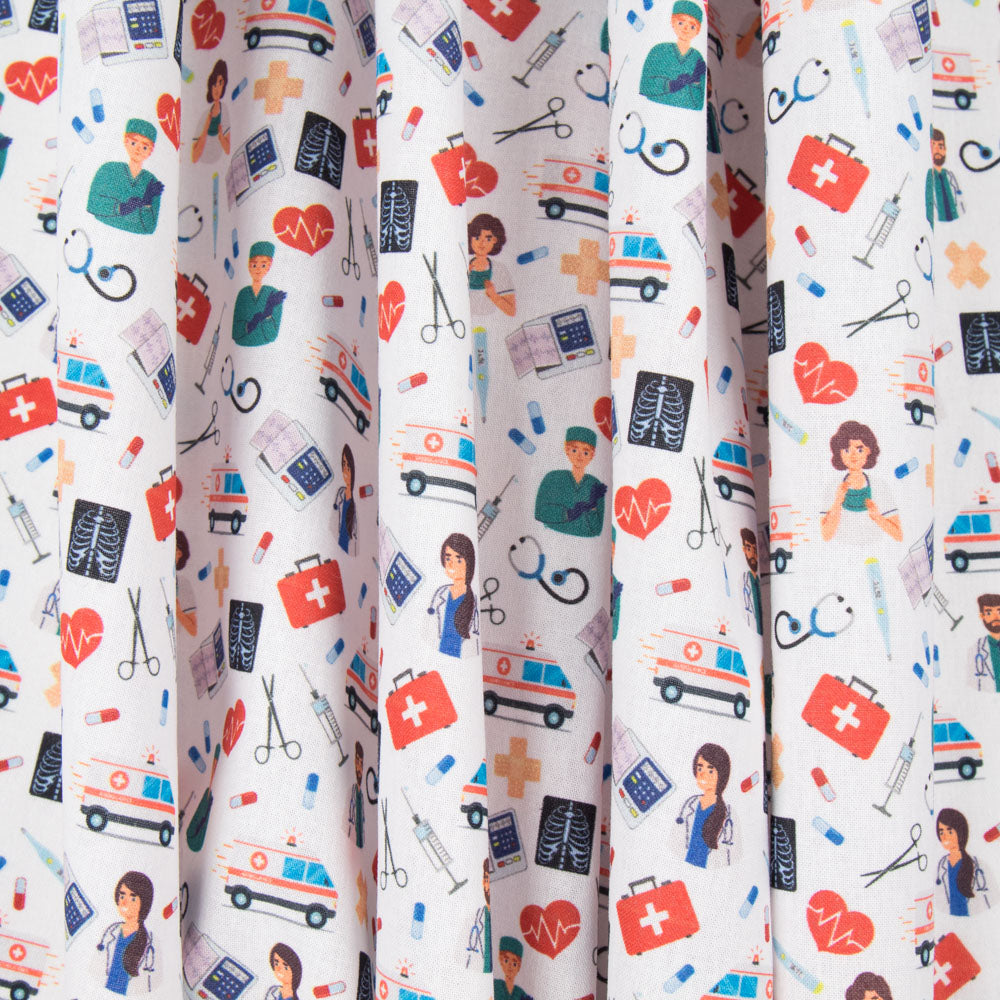 Poplin Krankenhaus Blanca - Ribes y Casals