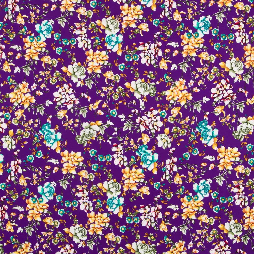 Krepp Polyester Cretonero Lila - Ribes y Casals