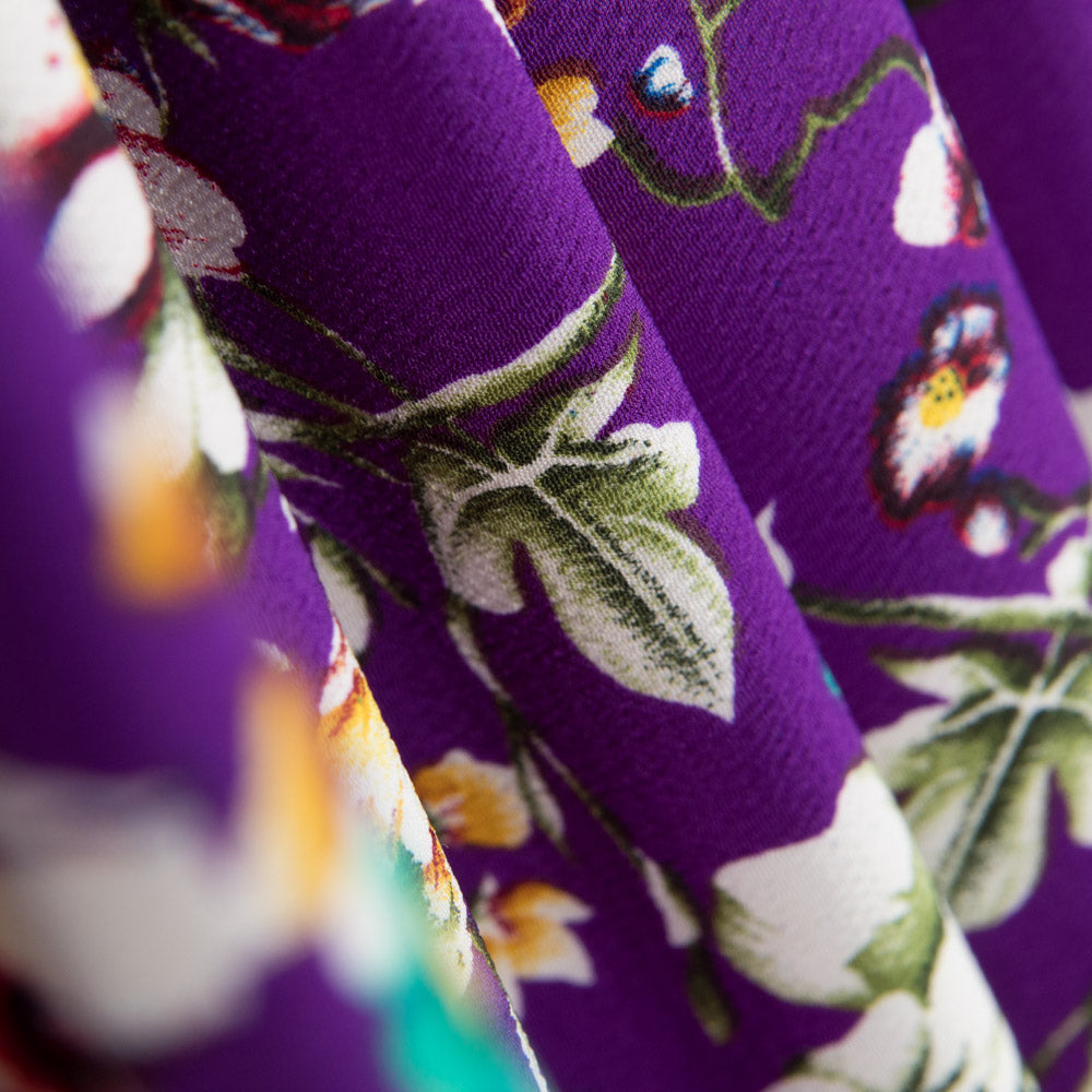 Krepp Polyester Cretonero Lila - Ribes y Casals