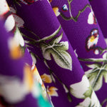 Krepp Polyester Cretonero Lila - Ribes y Casals