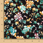 Krepp Polyester Cretonero Schwarz - Ribes y Casals