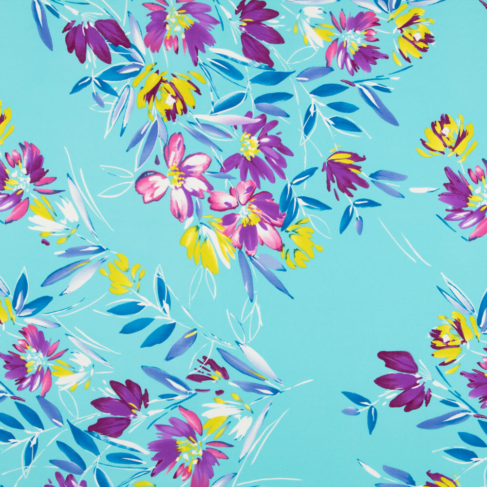 Crep Polyester Pinselstriche Wasser - Ribes y Casals