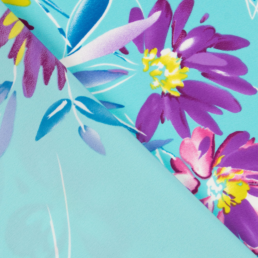 Crep Polyester Pinselstriche Wasser - Ribes y Casals