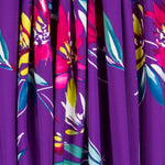 Krepp Polyester Pinselstriche Lila - Ribes y Casals