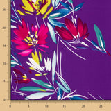 Krepp Polyester Pinselstriche Lila - Ribes y Casals