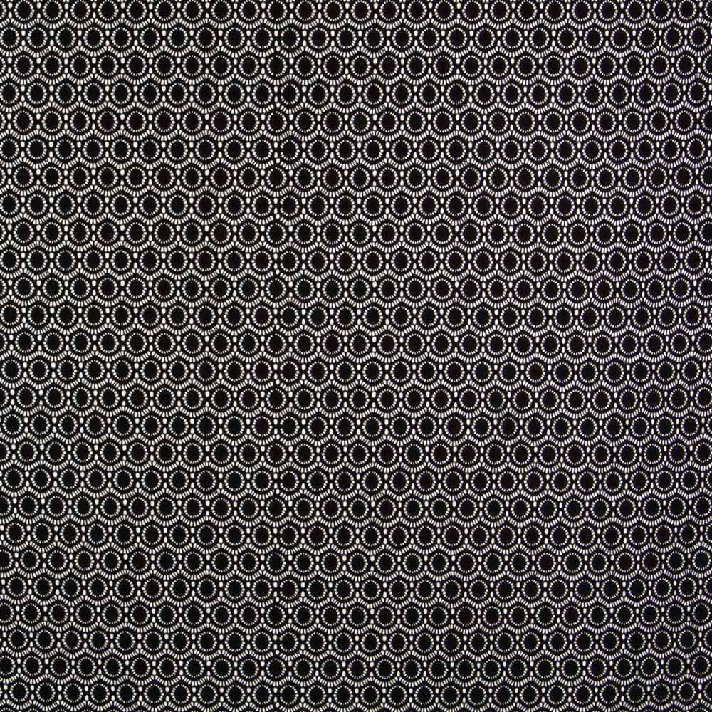 Geometrische schwarze Stretch-Spitze - Ribes y Casals