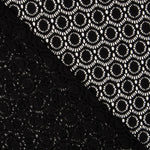 Geometrische schwarze Stretch-Spitze - Ribes y Casals