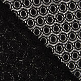 Geometrische schwarze Stretch-Spitze - Ribes y Casals