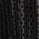 Geometrische schwarze Stretch-Spitze - Ribes y Casals