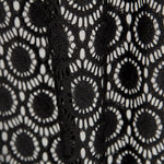 Geometrische schwarze Stretch-Spitze - Ribes y Casals