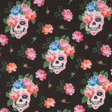 Schwarze Calaveras Popeline - Ribes y Casals
