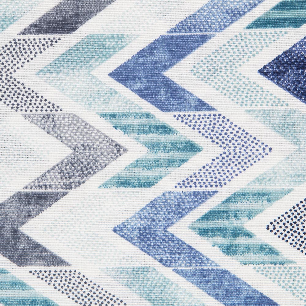 Chevron Blue Bedrucktes Segeltuch - Ribes y Casals