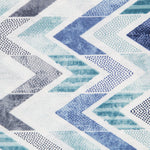 Chevron Blue Bedrucktes Segeltuch - Ribes y Casals