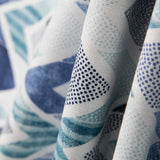 Chevron Blue Bedrucktes Segeltuch - Ribes y Casals