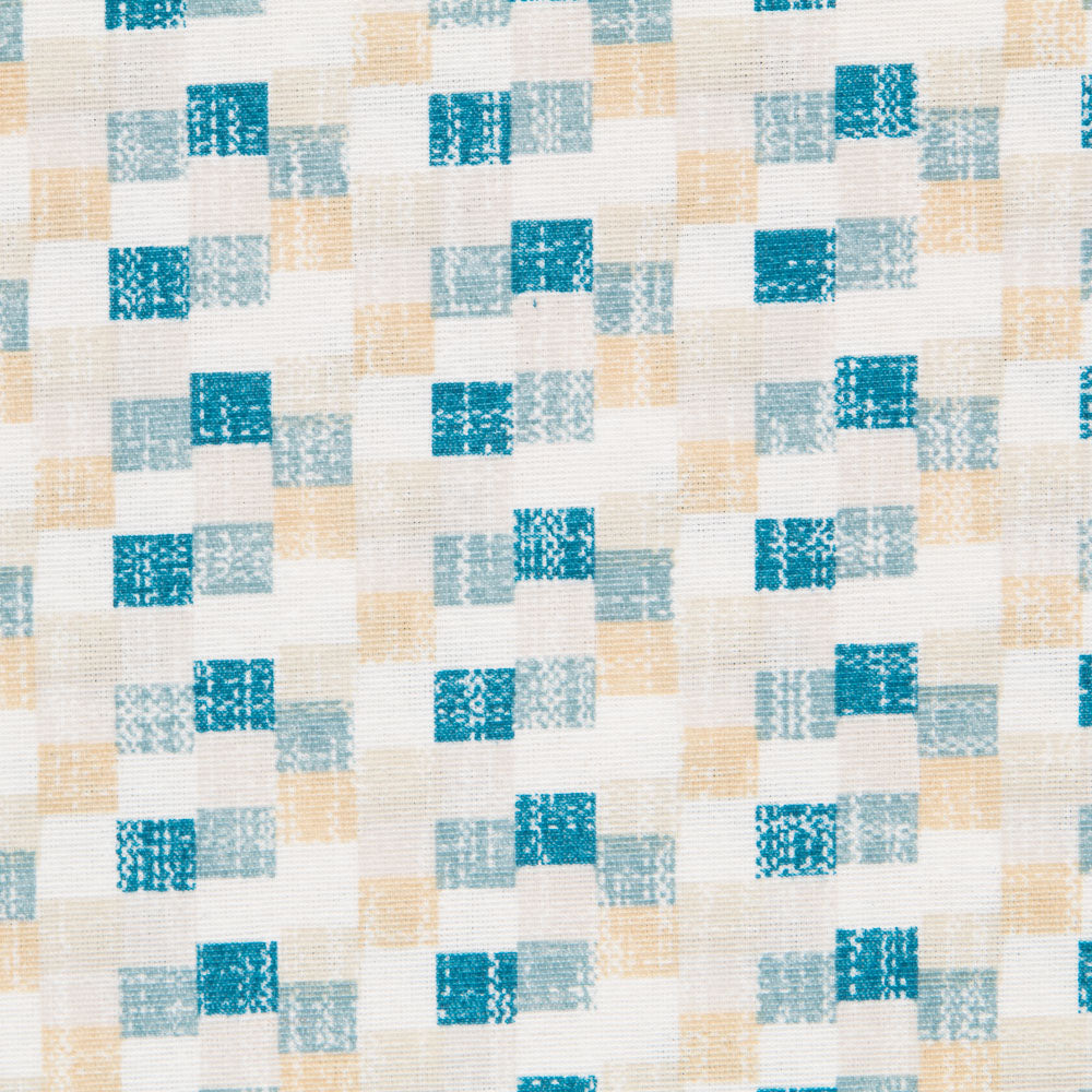 Mosaik-Quadrate aus bedrucktem Canvas - Ribes y Casals