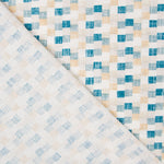 Mosaik-Quadrate aus bedrucktem Canvas - Ribes y Casals