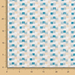 Mosaik-Quadrate aus bedrucktem Canvas - Ribes y Casals