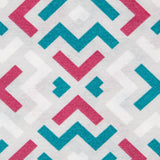 Bedrucktes Segeltuch Zig Zag Grau - Ribes y Casals