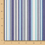 Teflon Outdoor Plane blau gestreift groß 320cm - Ribes y Casals