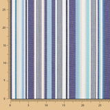 Teflon Outdoor Plane blau gestreift groß 320cm - Ribes y Casals